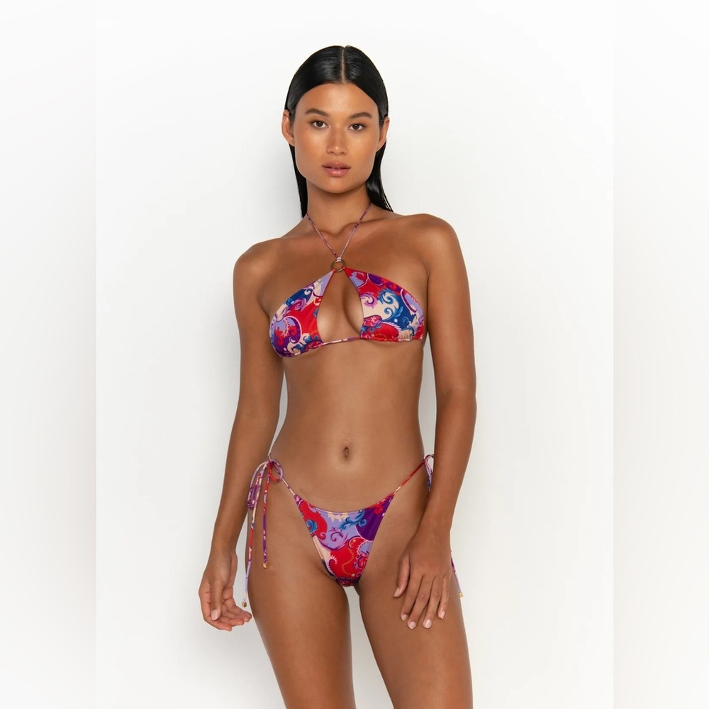 NWT SOMMER SWIM BIKINI - CELENE TOP (M) AND FREYA BOTTOMS (S) IN ROCOCO